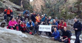 Ulubey Kanyonları Dağcıları Ağırladı
