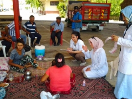 Toplum Sağlığı Merkezi'nden Mevsimlik İşçilere Ziyaret