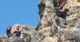 Ulubey'de Ke&ccedil;i kurtarma operasyonu