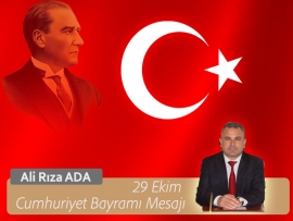 Belediye Başkanı ADA'nın 29 Ekim Kutlama Mesajı